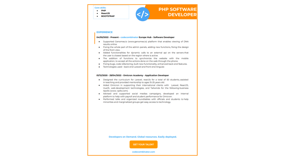 PNG: PHP Software Developer by codecombinator